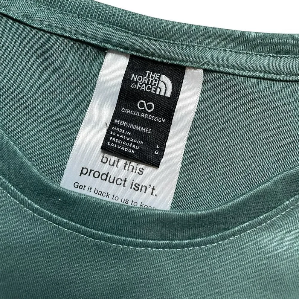 THE NORTH FACE Elevation T-Shirt Green Size Large